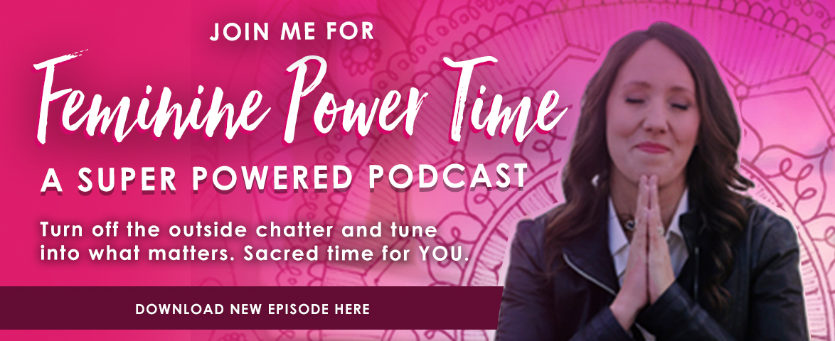 christine arylo feminine power time podcast banner