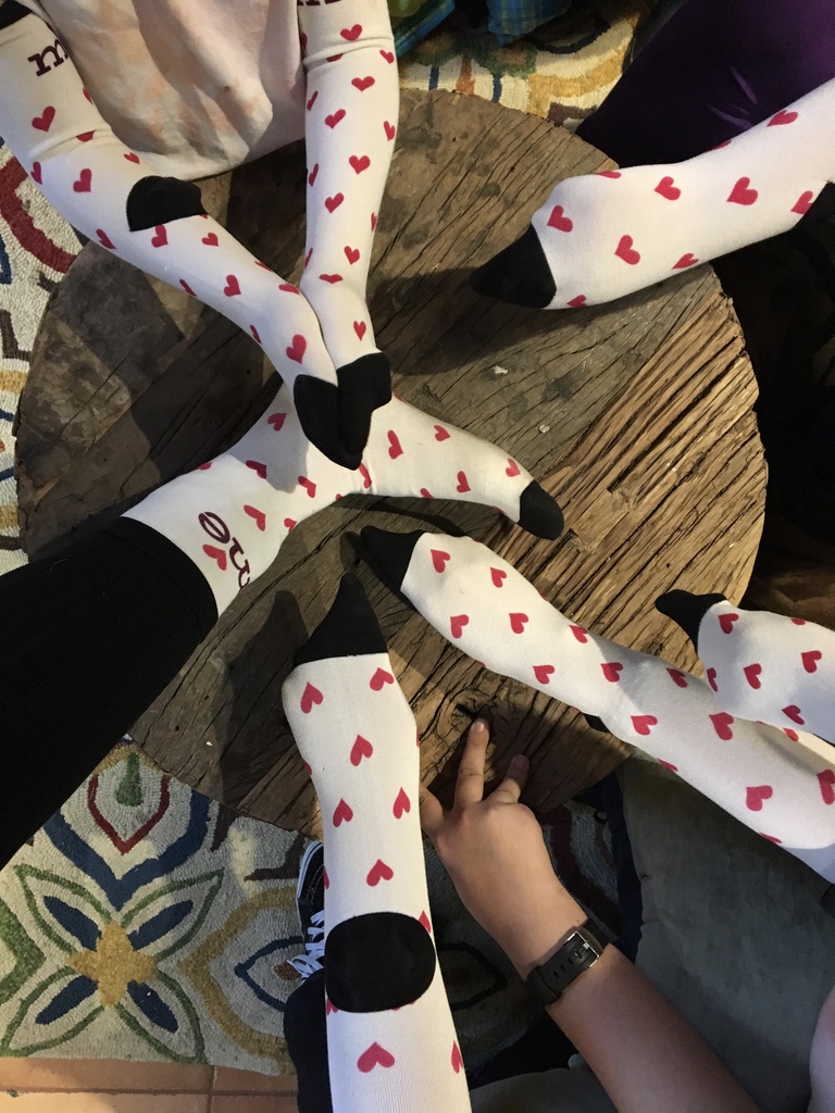 Self Love Socks with Girls Hands