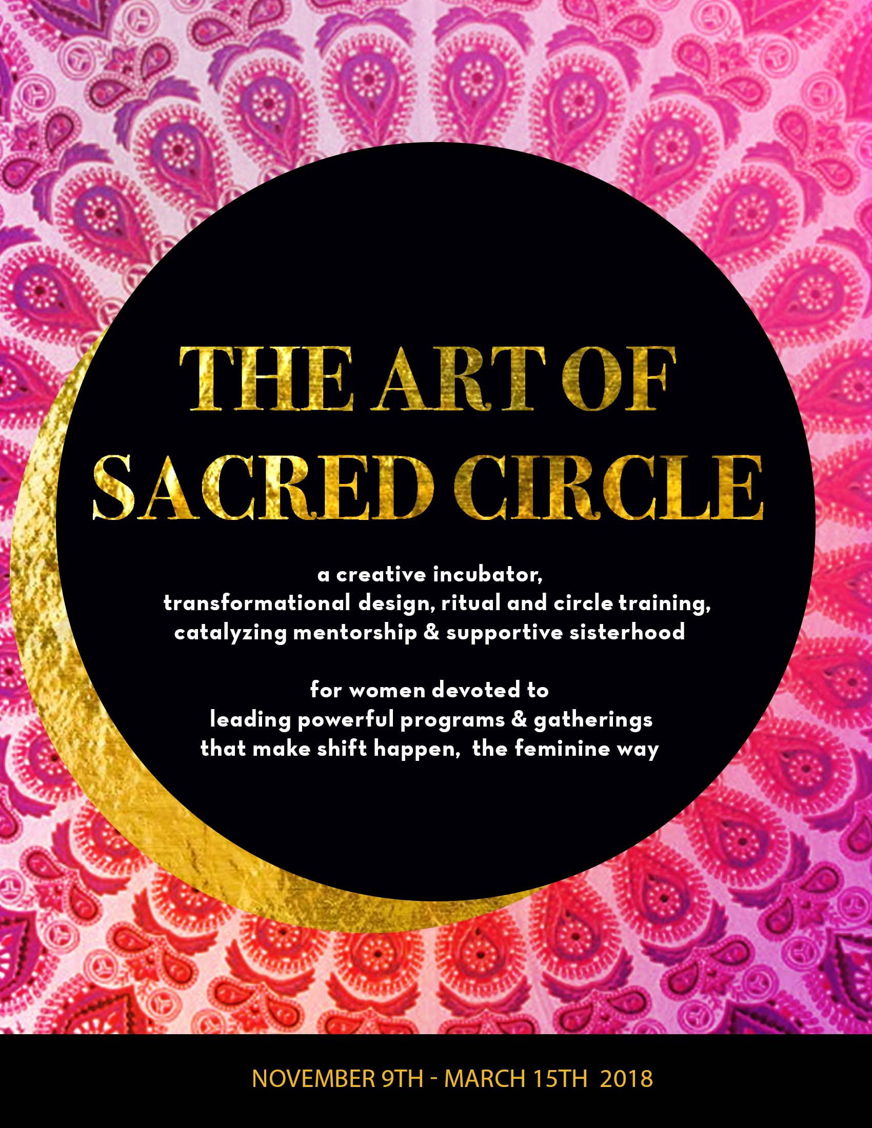 Sacred Circle 6 Cover with Dates